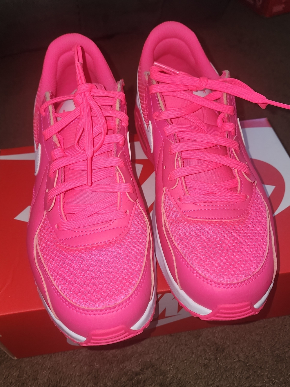 Nike Women's Air Max Pink Sneakers - Picture 4 of 5